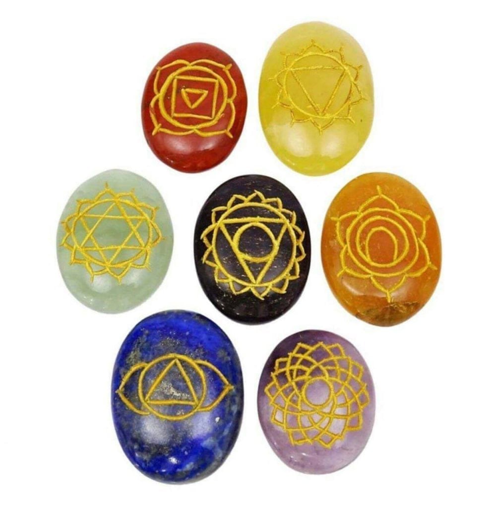 7 Chakra Crystals Set Crystal Dreams World